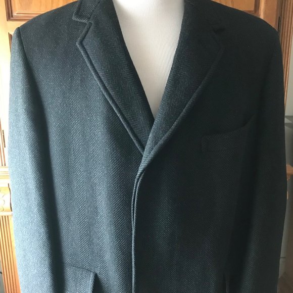 Hart Schaffner & Marx Pure Virgin Wool Men's Coat - Picture 2 of 6